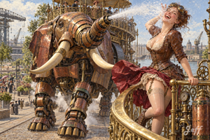 lesmachinesdelile,iledenantes,nantes,pinup,pinupart,vintagepinup,glamourart,digitalart,aiart,steampunk,victorianera,brassgoggles,brasssteam