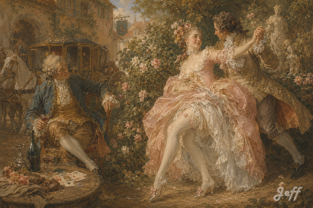 marquiselibertine,rococoart,fragonardstyle,frenchboudoir